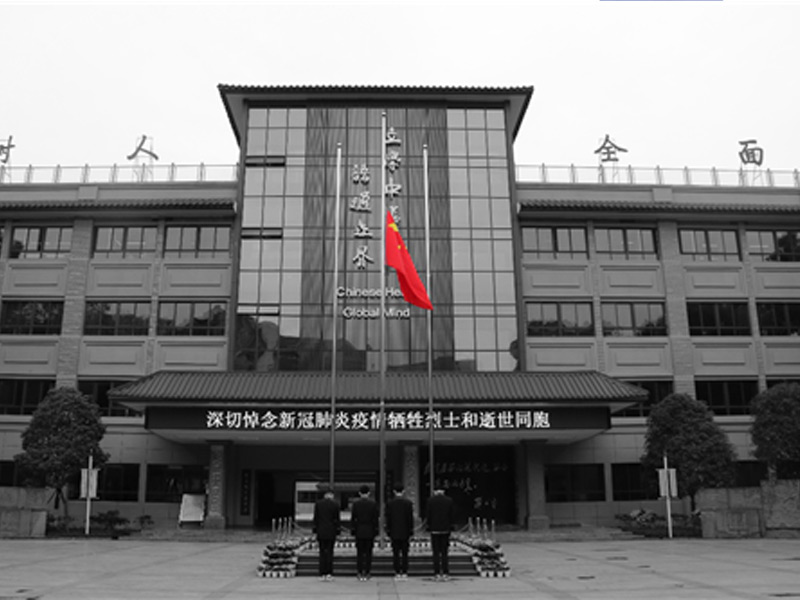 山河無恙，盼人間皆安 ——成都外國語學(xué)校深切悼念新冠肺炎疫情犧牲烈士和逝世同胞