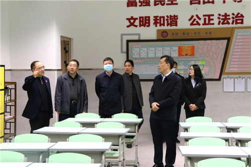 省教育廳張瀾濤副廳長(zhǎng)蒞臨我校視察調(diào)研