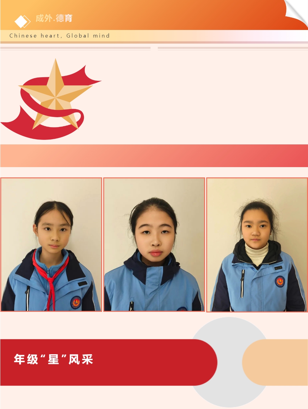【成外德育·年級(jí)之星】將星閃耀，逐光而行（十三）
